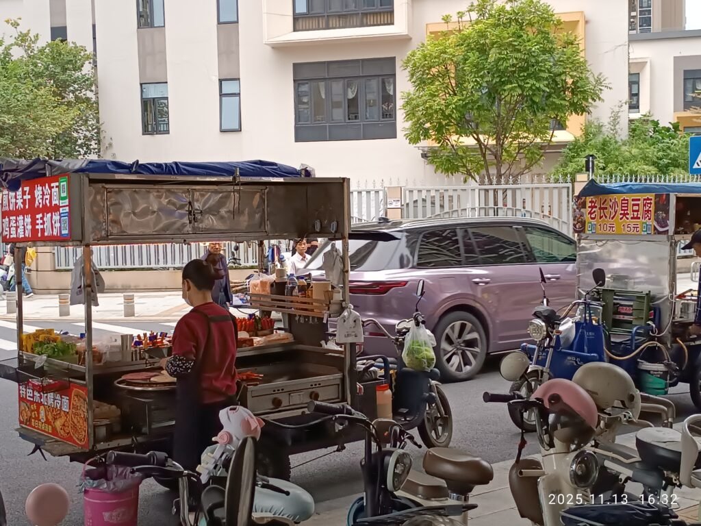 A street food stall in Kuala Lumpur